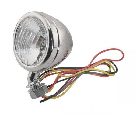 Cowl Lamps - Stainless Steel - With Turning Signal - With Both 6 & 12 Volt Bulbs - Ford Passenger