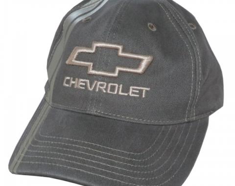 Chevy Bowtie Stripe Cap - Mocha