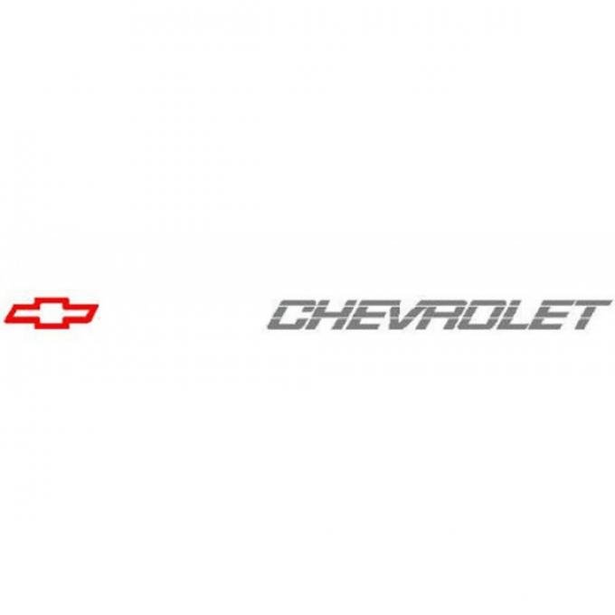 Chevy Truck "Bowtie-Chevrolet" 1 3/4" X 5 1/2" Letter Tailgate Name Decal 1992-1993