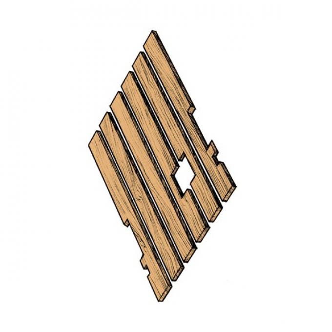 Bed Sub Floor Set - Oak - No Hardware - Ford Pickup Truck