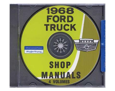 Ford Pickup Truck Shop Manual On CD