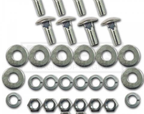 Chevy Or GMC Bumper Mounting Bolt Kit, Stainless Cap, Front Or Rear, 1967-1991