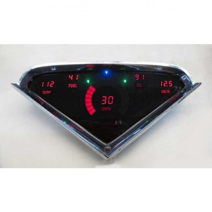 Chevy Truck - LED Digital Replacement Gauge Cluster, 1955-1959