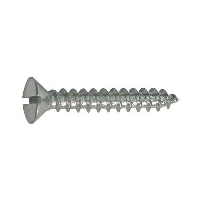 Oval Head Sheet Metal Screw - Slotted - 10 X 1-1/4