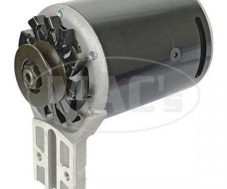 PowerGen Alternator - Ford Flathead - Powder-Coated Black -12 Volt Negative