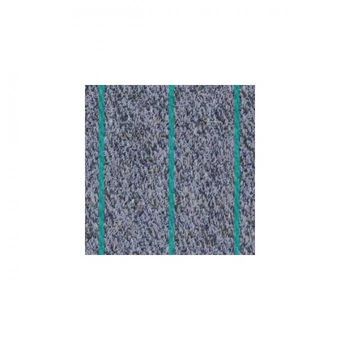 Upholstery Fabric - Gray With Green Stripe Wool - 60" Wide -Material Available By The Yard