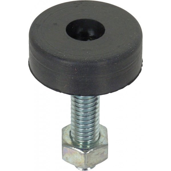 Hood Bumper Mounted On The Radiator Support Open Top With Gold Cad