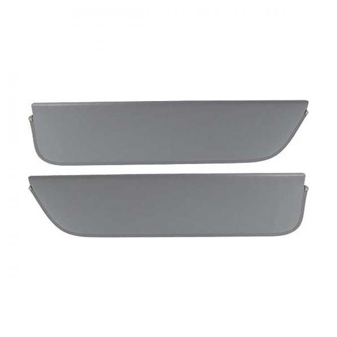 Ford Pickup Truck Sun Visors - New Style - Gray Corinthian Grain Vinyl - Ford F100 To Ford F900