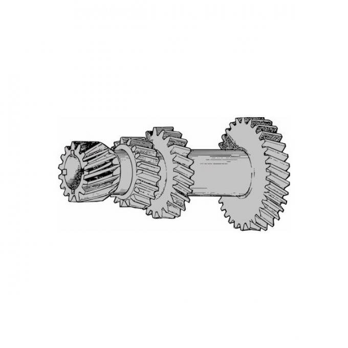 Transmission Cluster Gear - 3 Speed - 28-24-18-14 All Helical - 85, 90 & 95 HP V8 Except 60 HP - Ford