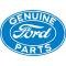 Genuine Ford Parts Decal - White Lettering On Blue Background - 3 X 2-1/8