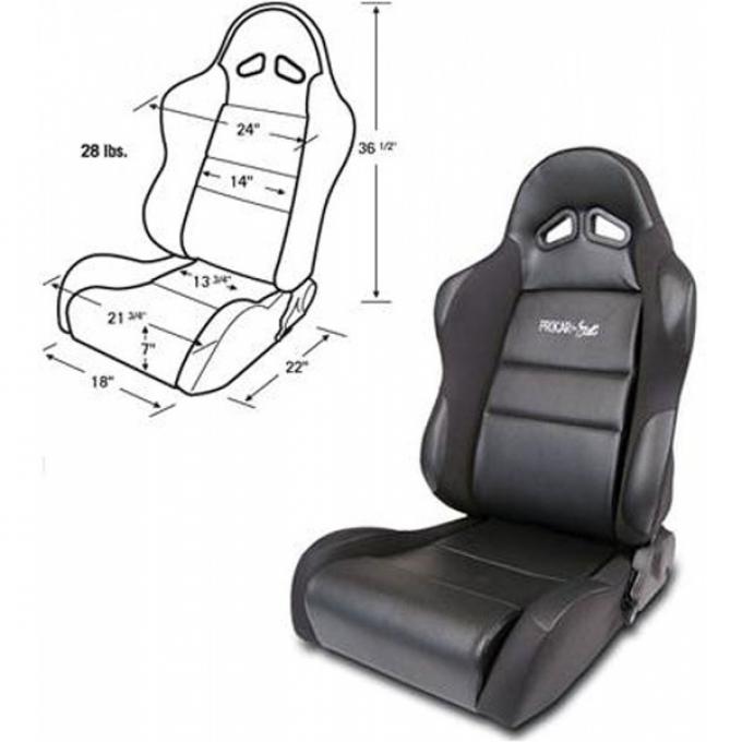 Chevy Truck Bucket Seat, Sportsman Series, Right