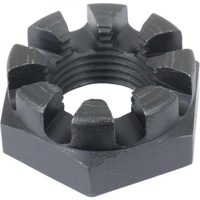 Front Spindle To Hub Castle Nut - 3/4 - 16 - Ford