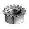 Ford Cinch Fastener - Nickel - Hex Nut With Lock Washer - #10-32