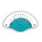 Chevy Classic Instruments Shifter Indicator, For 4-Speed Overdrive Automatic Transmission, White Face With Turquoise Needle, 1955-1956