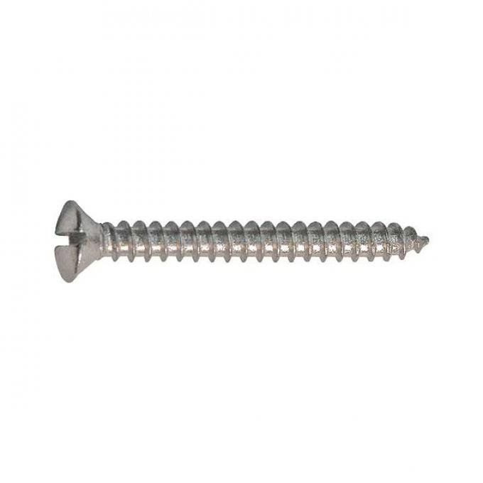 Oval Head Sheet Metal Screw - Slotted - 6 X 1-1/4