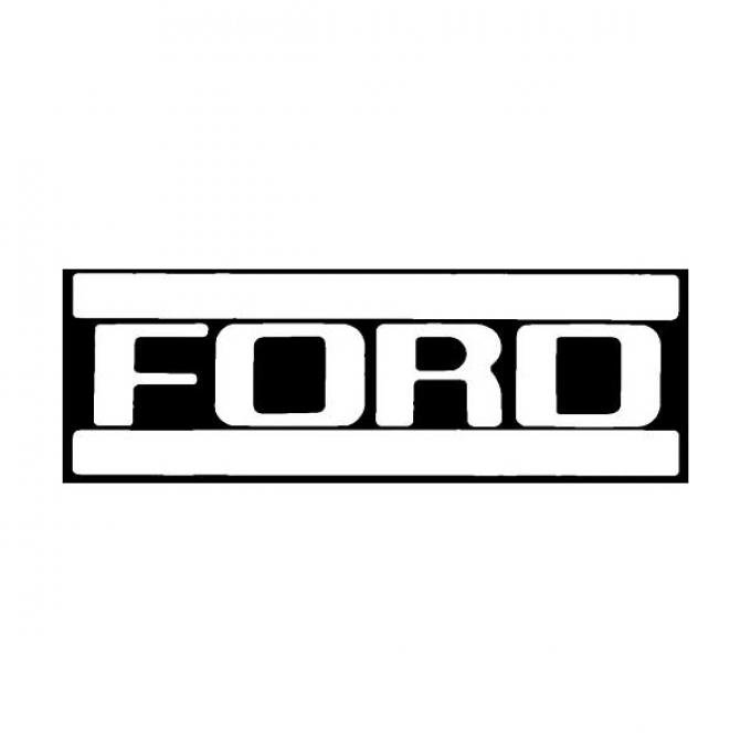 Ford Pickup Truck Exterior Decal Set - Tailgate Lettering -White