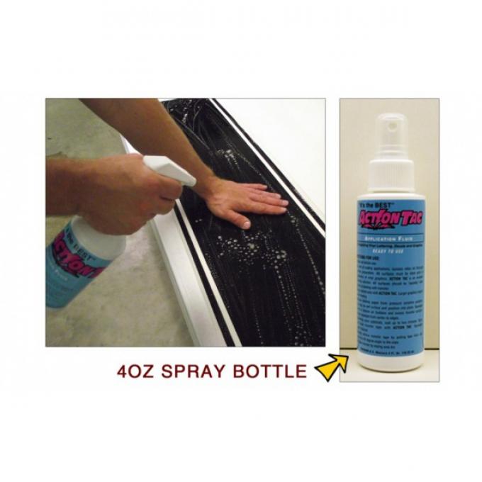 Decal Application Fluid 4oz Spray Bottle, Action Tac