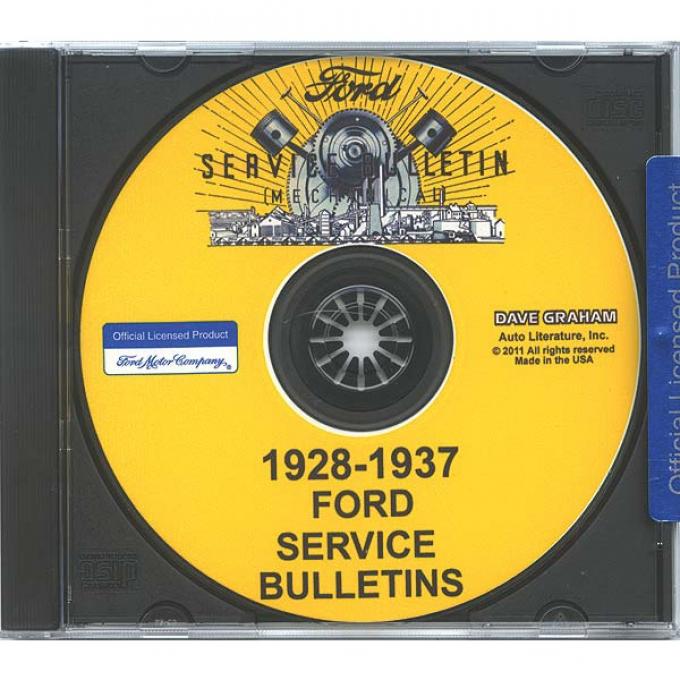 Service Bulletins CD, Ford Car and Truck, 1928-1937