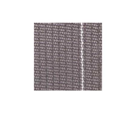 Upholstery Fabric - Grey With White Stripe Wool Cord - 60" Wide - Material Available By The Yard
