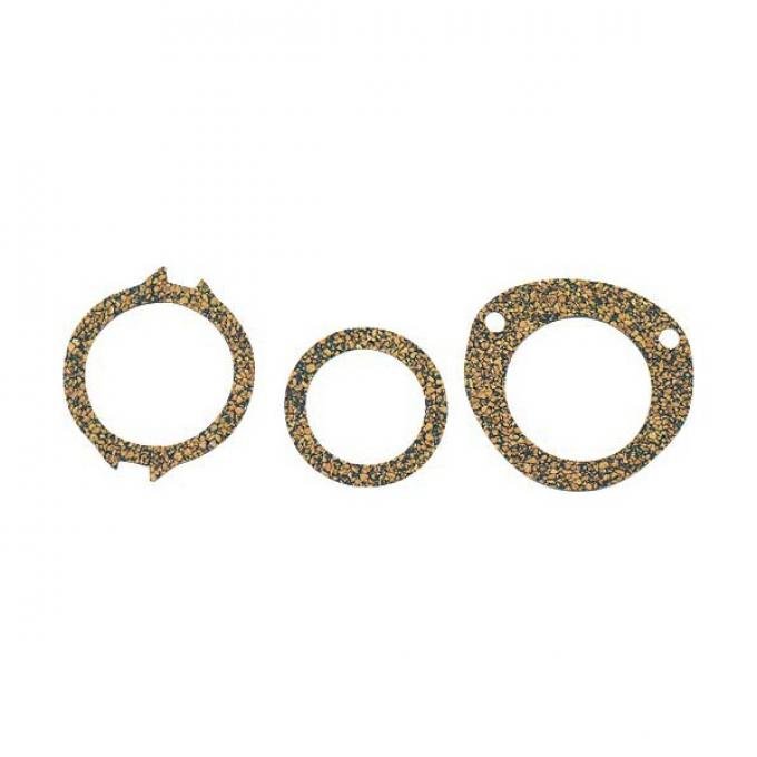 License Plate Lamp Lens Housing Glass Gasket Set - 3 Pieces- Ford Passenger