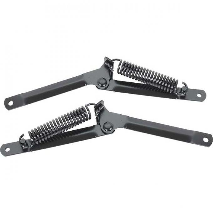 Hood Arm & Spring Support - Without Bracket - Ford Standard- Black