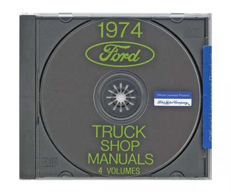 Ford Pickup Truck Shop Manual On CD