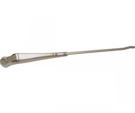 Ford Pickup Truck Windshield Wiper Arm - Wrist Type - Stainless Steel Body & Arm With Chrome Drive Housing - Right Or Left