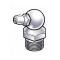 Grease Fitting - Chrome Plated - 1/8 Pipe - 90 Degree - Modern