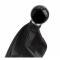 Shifter Boot, Hi-Top Round, Choice of Bezel, 3/8"-24 or 3/8"-16 Thread, Lokar