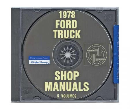 Ford Pickup Truck Shop Manual On CD