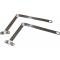 Chevy Truck Tailgate Links, Stainless Steel, Step Side, 1954-1987