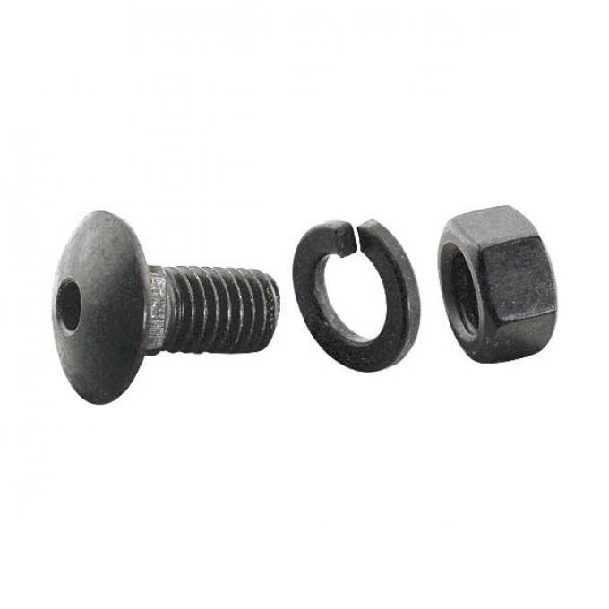 Headlight Stand To Fender Bolt - Hollow For Horn Wire - Black - Ford Passenger