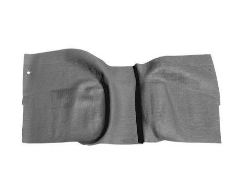 Ford Pickup Truck Floor Mat - Rubber - Black - For Floor Shift Transmission & 5 High Transmission Hump - Ford F100 ThruFord F350