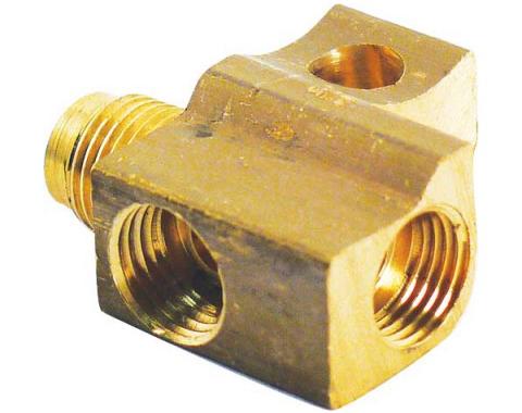 Brake T Rear Connector - Rear - Brass - Ford Pickup Truck