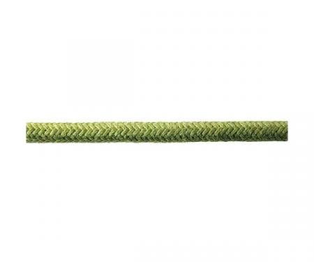 Bulk Wire, #16 Cloth Covered Primary Wire, Green, Sold By The Foot