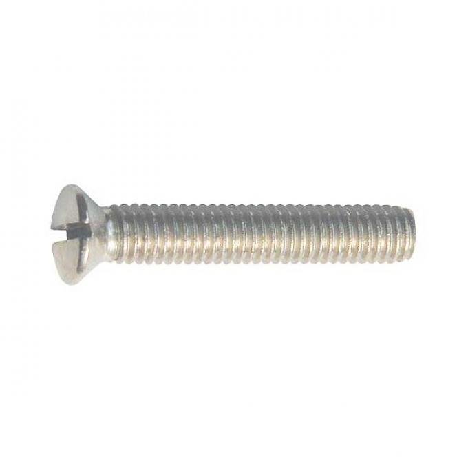 Oval Head Machine Screw - Slotted - 10/32 X 1-1/8 - #8 Head- Stainless Steel