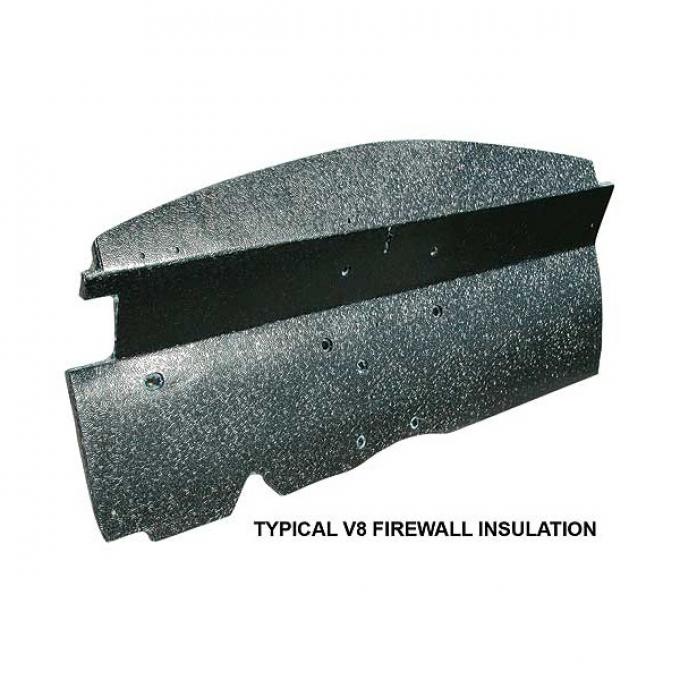 Firewall Insulator - Requires 8 Studs - Ford Deluxe Passenger