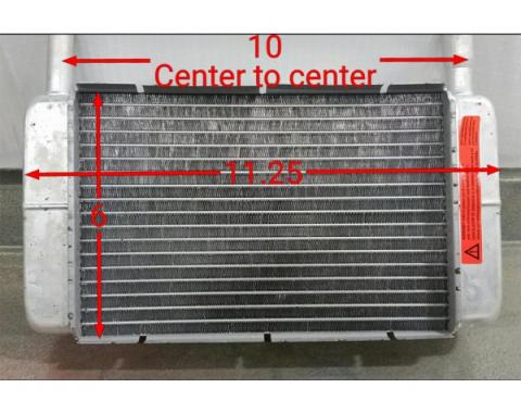 Chevy Truck Heater Core, For Trucks Without Air Conditioning, 1967-1972