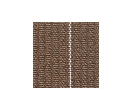 Upholstery Fabric - Brown With White Stripe Wool Cord - 60"Wide - Material Available By The Yard