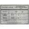 Tire Pressure Decal, Ranchero, 1967