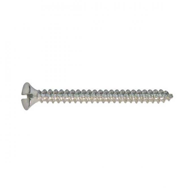 Oval Head Sheet Metal Screw - Slotted - 6 X 1-1/2
