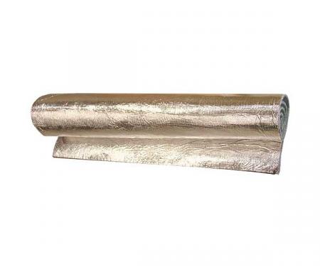 Insulation Sheet, Jute Fiber With Reflective Foil Bonded On Both Sides, 48 X 72 X 5/16 Thick, Cut to Fit