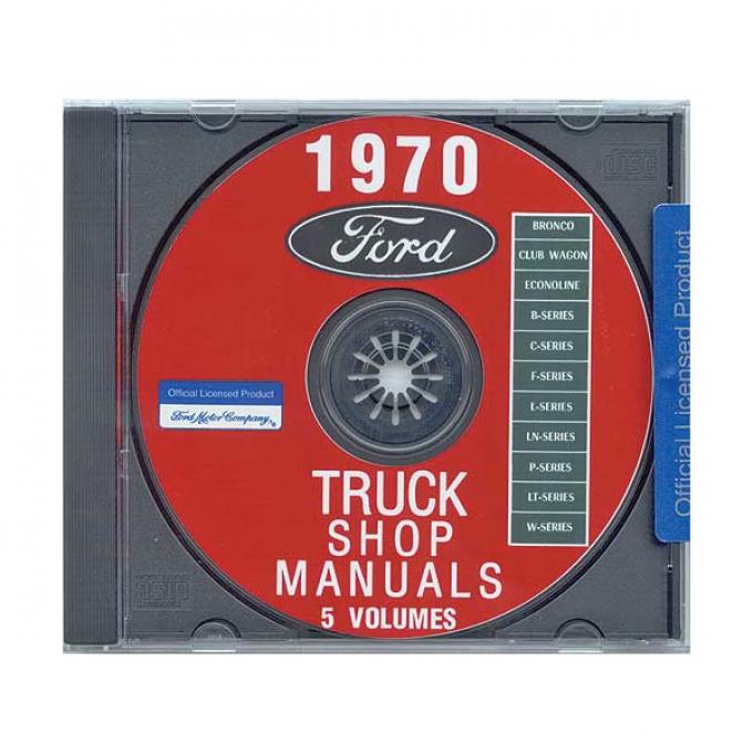 Ford Pickup Truck Shop Manual On CD