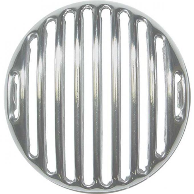 Front Fender Horn Grille Cover - Stainless Steel - Ford Passenger