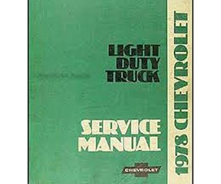 Chevy Truck Shop Manual, 1978