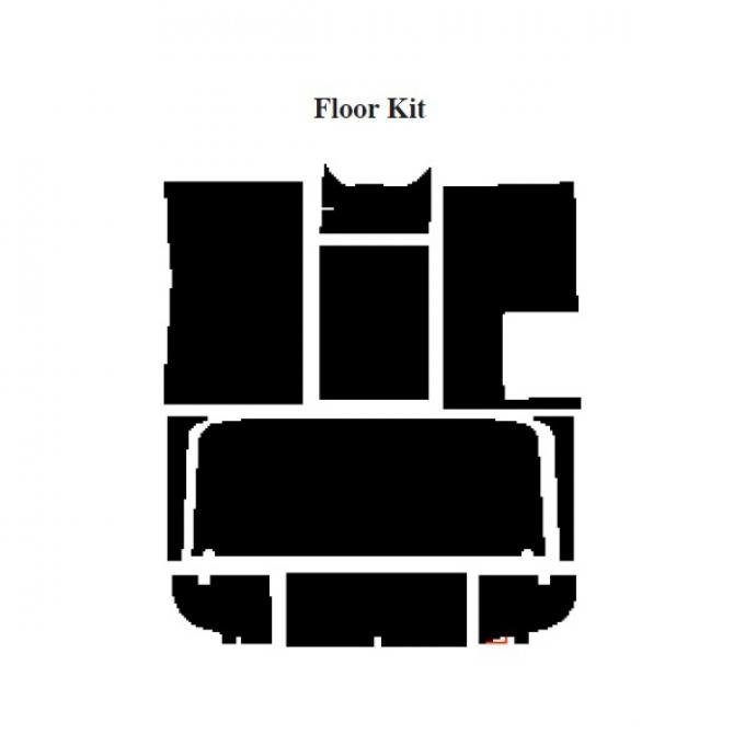 Chevy & GMC Truck Insulation, Quiet Ride, Floor, 1947-1953