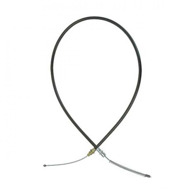 Ford Truck Rear Emergency Brake Cable, Left, 62-3/4" Long, 1967-1969