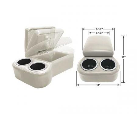 BC Seat Cruiser Console - 18 " x 11" x 7" - White