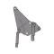 Hood Hinge Bracket Assemblies - Die Stamped - Powder-Coated- Black - Ford Late 41-48 Passenger