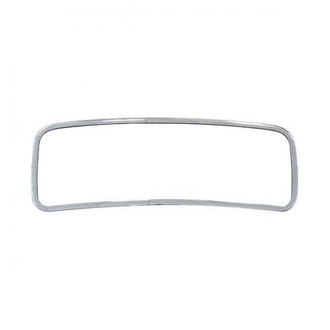 Windshield Frame - Chrome - Stock - Includes Mounting Screws, Seam Clips & Rubber Gasket - USA Made
